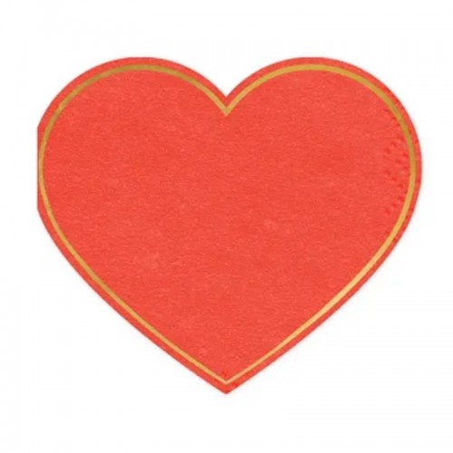 Guardanapos Coração Vermelho